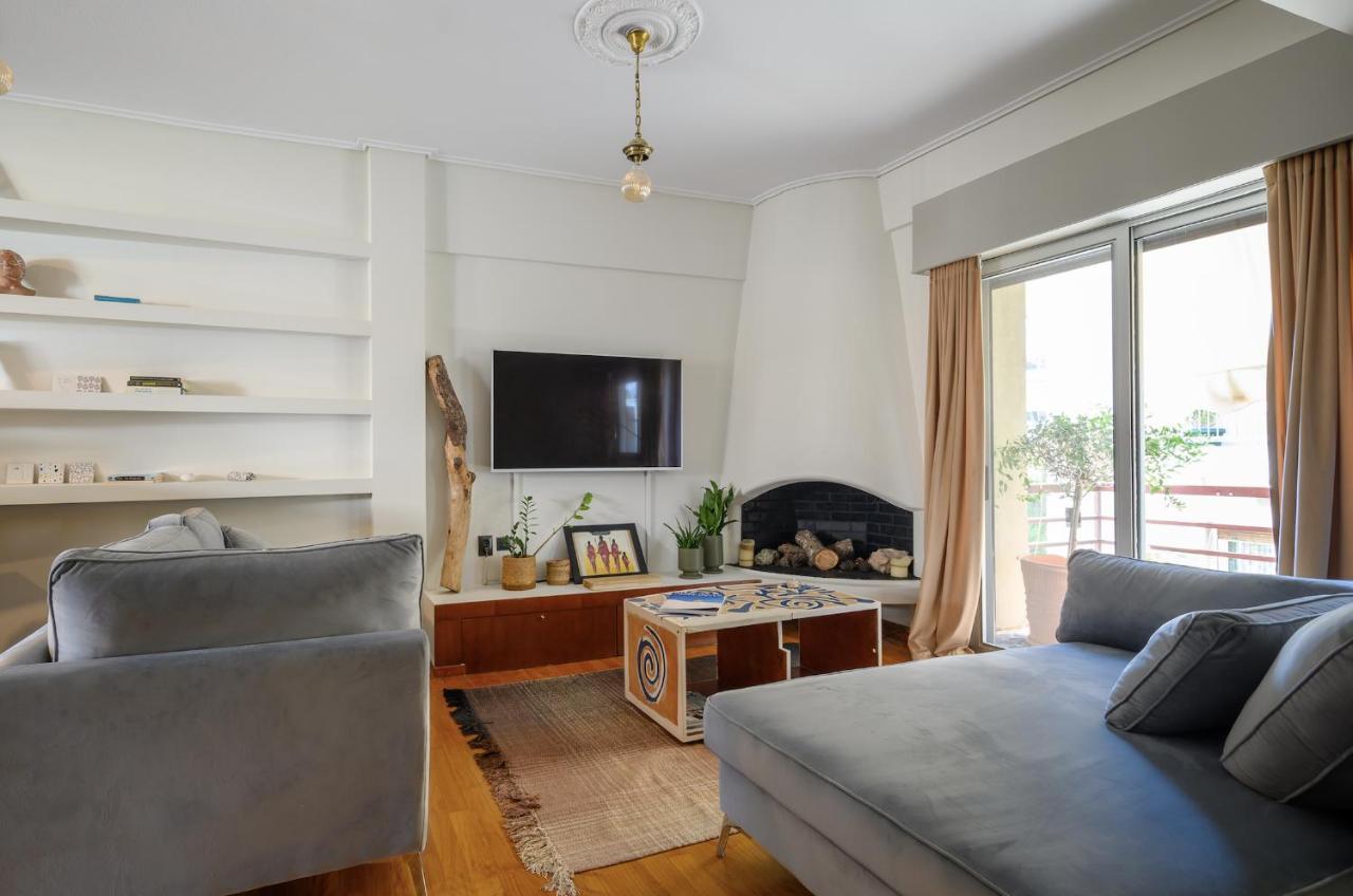 Relaxed Art Deco Maisonette Pagrati Atina Dış mekan fotoğraf